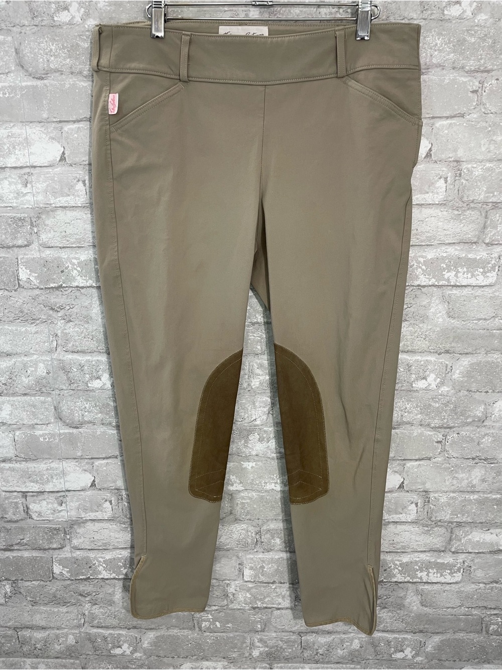 The Tailored Sportsman Skinny Riding Breeches in Olive